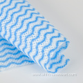 Blue wave nonwoven printed fabric as kitchen rag